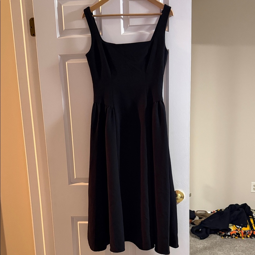 Wayf Classic Black Midi Dress